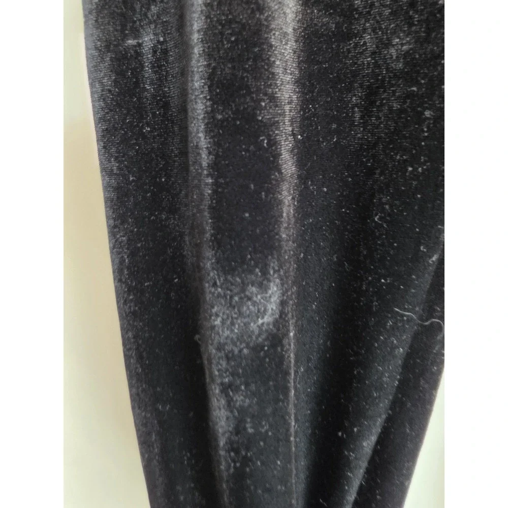 Ralph Lauren Girls Leggings Size 12-14 Black Velvet Casual Pants Trousers Slacks